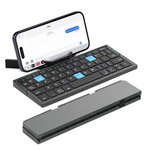 Mini foldable Bluetooth keyboard with trackpad