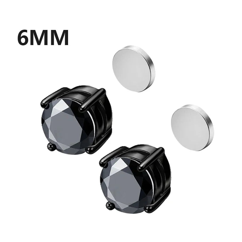 Magnetic clip-on earring style option