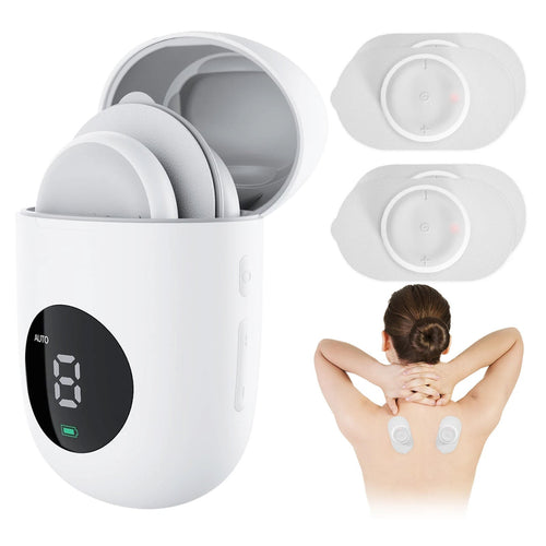 Wireless pulse EMS TENS massager with LED display
