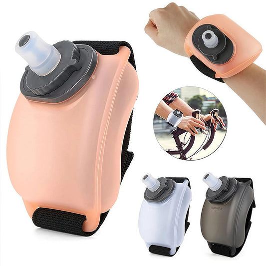 Wrist water bottle strap for running and sports