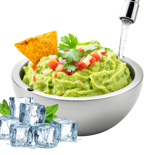 Stainless steel non-slip cooling pet water bowl