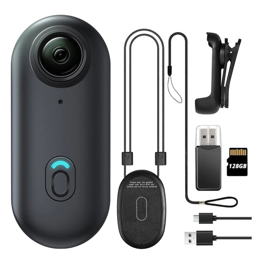 Clip-on portable POV action body camera