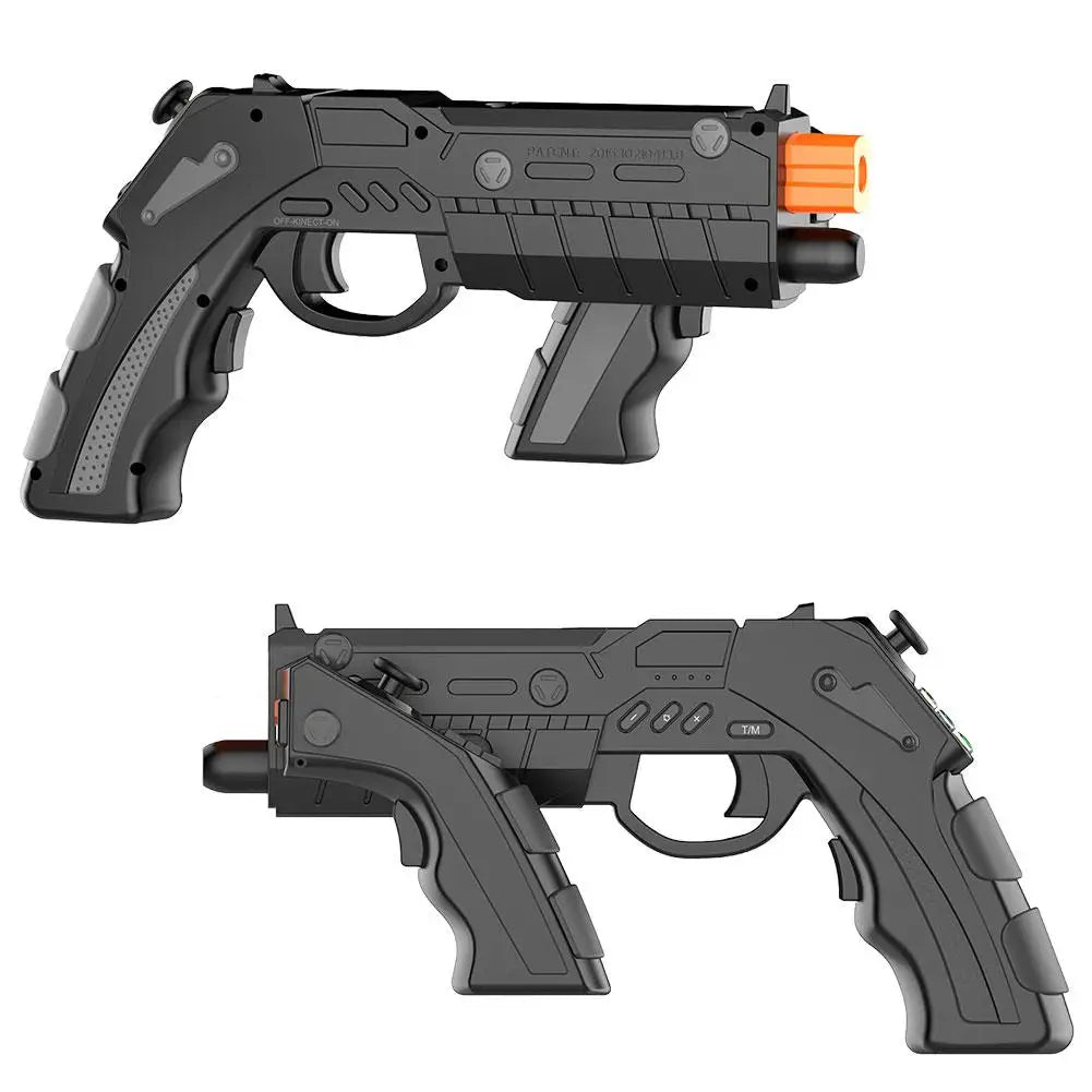 Adjustable phone clamp on the gun controller