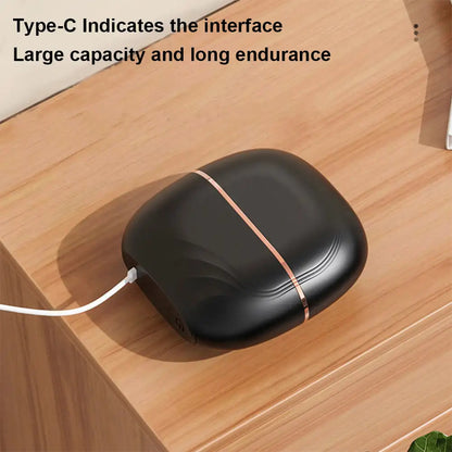Three heat setting controls on the straightener brush