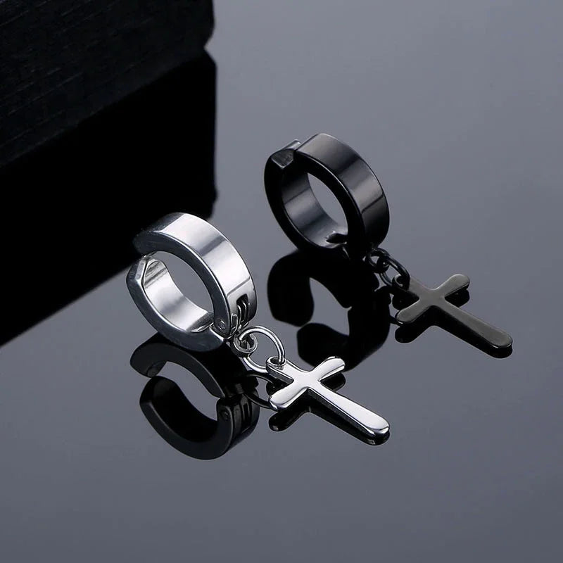Magnetic clip-on earring style option