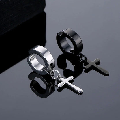 Magnetic clip-on earring style option