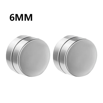 Magnetic clip-on earring style option