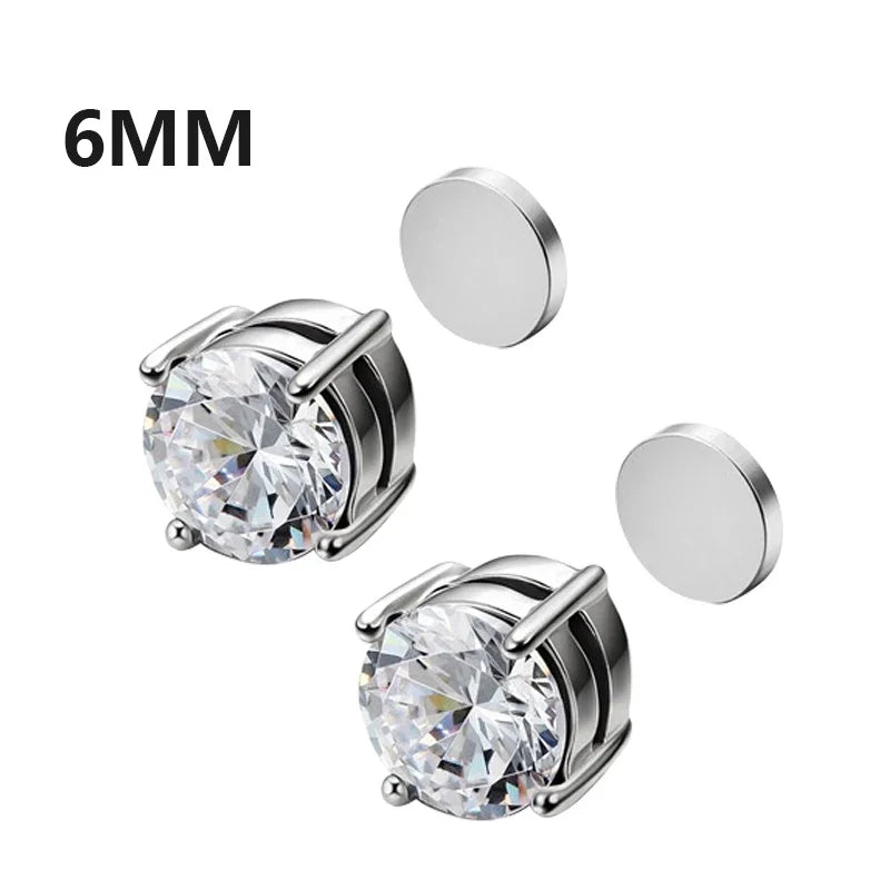 Magnetic clip-on earring style option